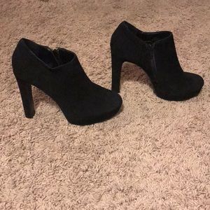 Gianni Bini Faux Suede 3.5 inch platform booties 6